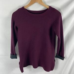 Nanette Lepore Wool Blend Zip Side Sweater Size XS